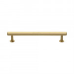 M Marcus Heritage Brass Hexagon Design Cabinet Pull with Rose 160mm Centre to Centre